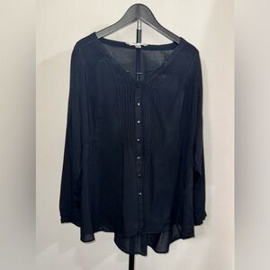 LC Lauren Conrad Black Blouse